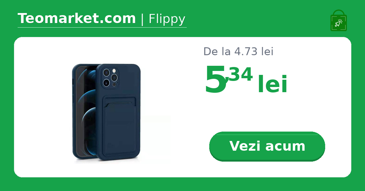 Husa protectie Card Case pentru Samsung Galaxy A12, buzunar pentru carduri/cartele, albastru inchis